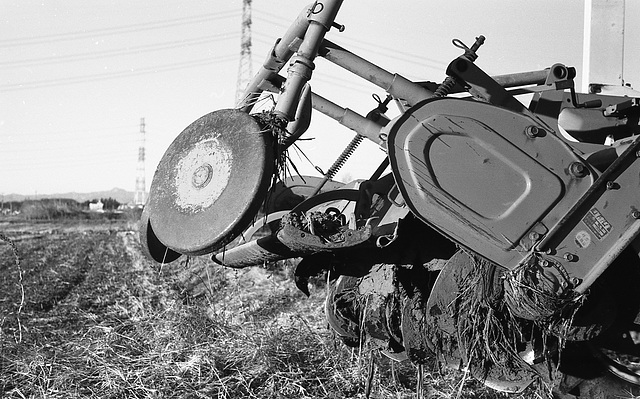 Tractor being idle