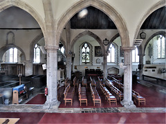 new romney church, kent (26)c14 chancel in the locked church