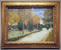 Public Garden by Van Gogh in the Metropolitan Museum of Art, July 2023