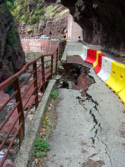 Der Zaun in in den Alpen