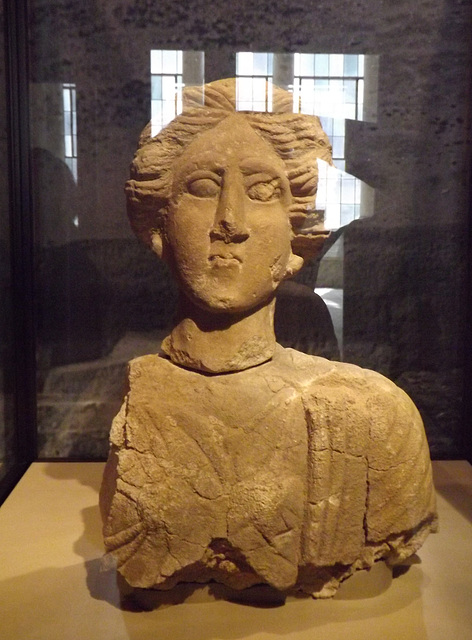 Bust of Woman from Dura-Europos in the Yale University Art Gallery, October 2013