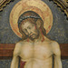 Detail of the Man of Sorrows by Michele Giambono in the Metropolitan Museum of Art, January 2020