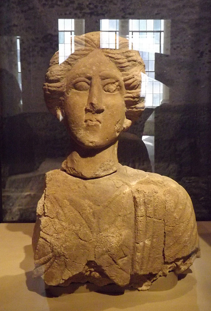 Bust of Woman from Dura-Europos in the Yale University Art Gallery, October 2013