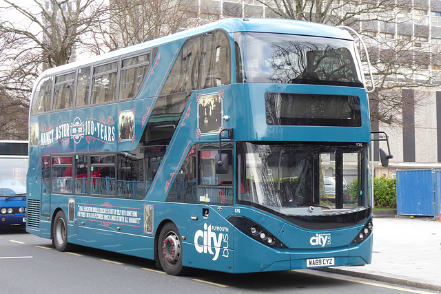 Plymouth Citybus 576 in Plymouth - 29 December 2019