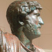 Detail of the Bronze Hadrian in the Metropolitan Museum of Art, June 2019
