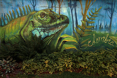 Fresque réalisée par deux artistes colombiens Pac Dunga et Arté Vital .
