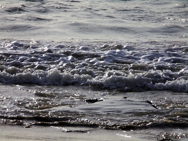 la mer d'argent ce matin