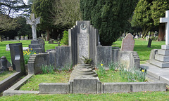 st marylebone / east finchley cemetery, london,art deco ensemble for weston montague, 1934