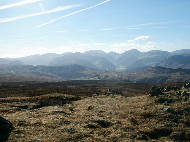 Looking towards Borrowdale from High Seat