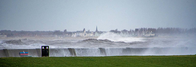 New Brighton in a storm