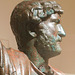Detail of the Bronze Hadrian in the Metropolitan Museum of Art, June 2019