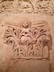 Athens 2020 – Byzantine and Christian Museum – Limestone pilaster capital