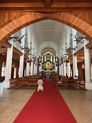 Catholic church interior in Kerala. HBM
