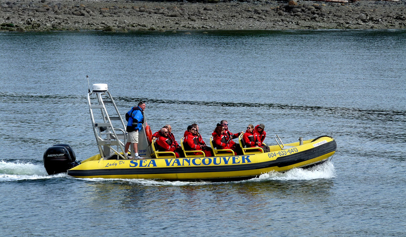 Enjoying a Ride in a RIB