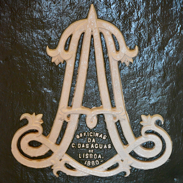 Lisbon 2018 – Museu da Água – Aguas de Lisboa monogram