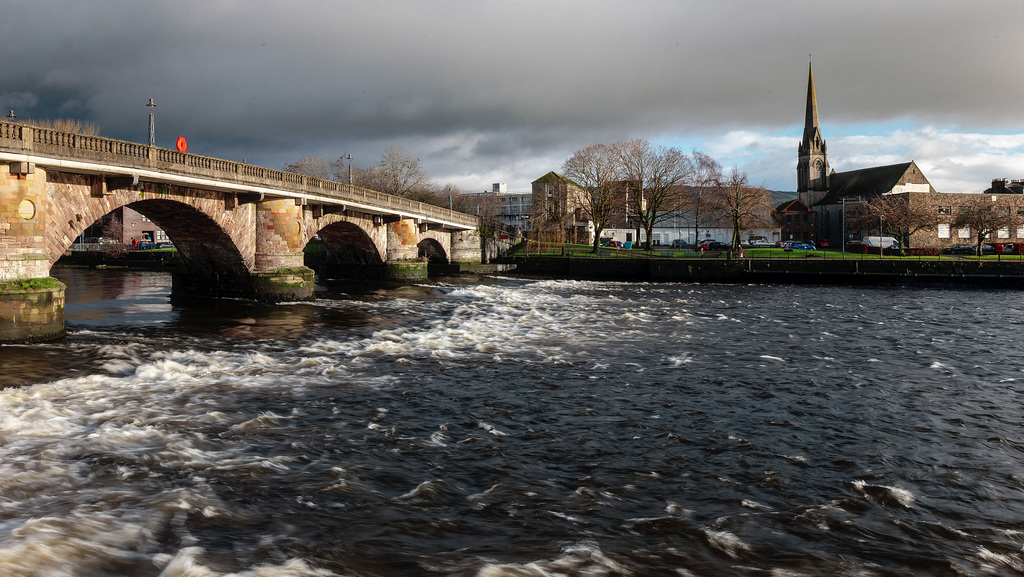 River Leven and Dumbarton Bridge