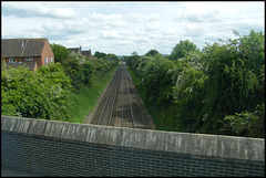 railway line at Haddenham