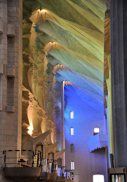 Inside Gaudi Cathedral