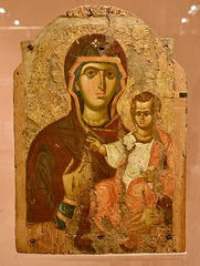 Athens 2020 – Byzantine and Christian Museum – Icon with the Virgin Hodegetria