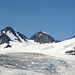 Alaska, The Worthington Glacier and Peaks of the Chugach Ridge