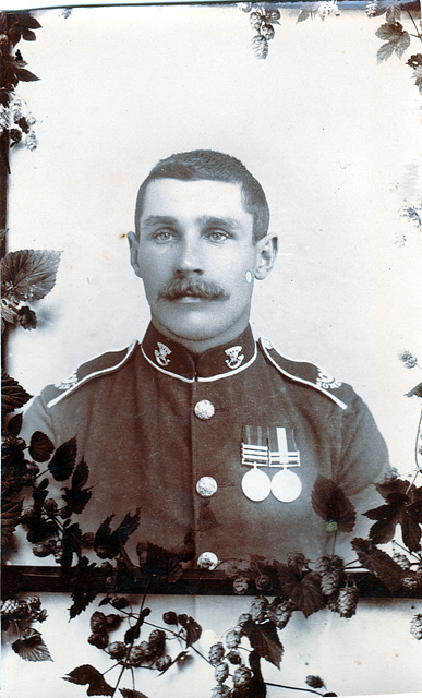 Somerset Light Infantry soldier, India, c1900