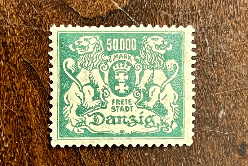 Stamp of the Free City of Danzig