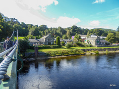 Ferryman's Cottage and the Port na Craig Inn