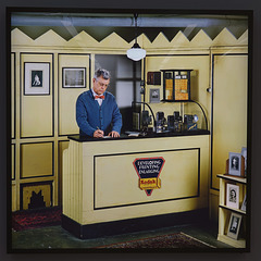 Selfie - @ superlative  - Exhibition: Lightboxes -by Rodney Graham