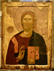Athens 2020 – Byzantine and Christian Museum – Icon with Christ Pantokrator