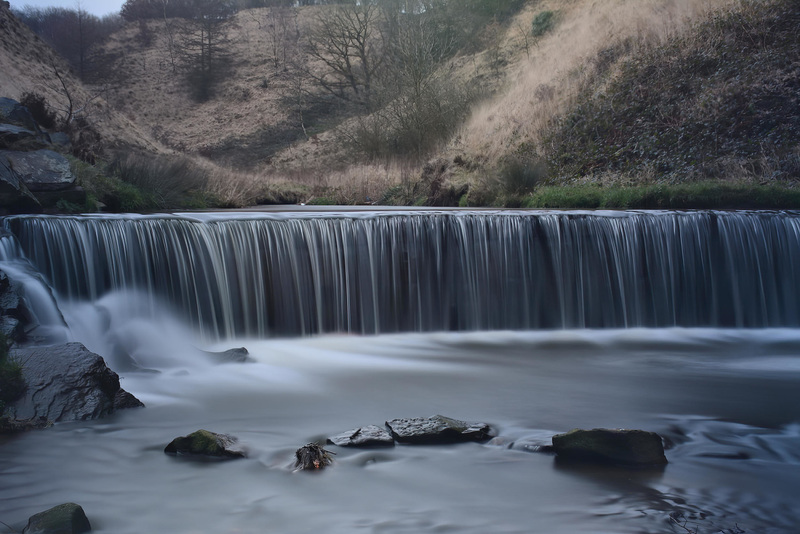 Visions of Park Bridge: The Weir, slowed down