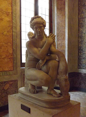 Crouching Aphrodite with a Dolphin in the Palazzo Altemps, June 2012