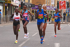London Marathon 2017, Kiplagat, Dibaba, Kiprop, Mergia, Kebede