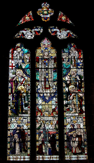 Memorial Window to Arthur Noel Eyre, South Aisle, Chesterfield Church, Derbyshire