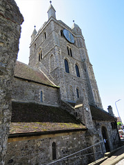 new romney church, kent (16)c12 aisle and clerestory, late c12- early c13 tower