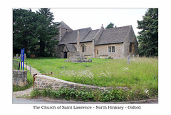 The Church of St Lawrence N Hinksey 24 6 2013