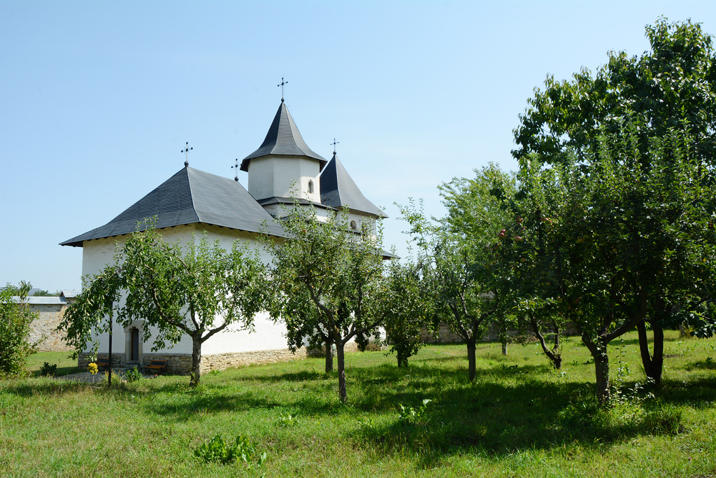 Romania, Suceava, Zamca Monastery, The Church of St. Auxentius