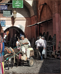 In the streets of Marrakech