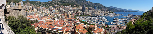 MONACO: Vue de la principauté 01