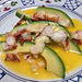 avocado & lobster with lemon butter sauce 1