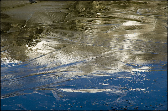 Gel (ice) a l’estany de Malniu