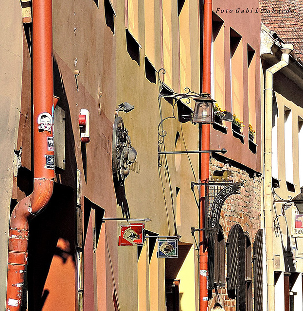 3 rain gutters in VILNIUS/ Lithuania