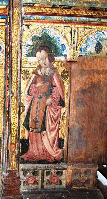 Detail of Screen, Bramfield Church, Suffolk