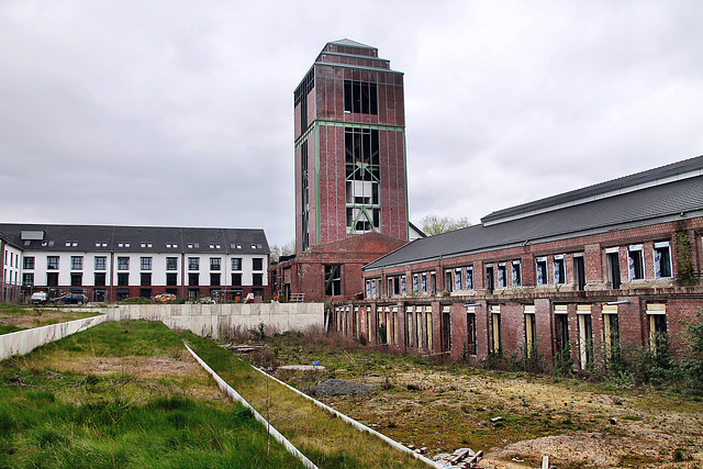 Ehemalige Schachtanlage Osterfeld 4 (Oberhausen-Klosterhardt) / 15.04.2023