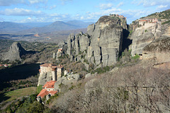 Greece, Holy Meteora, Four Monasteries in One Photo