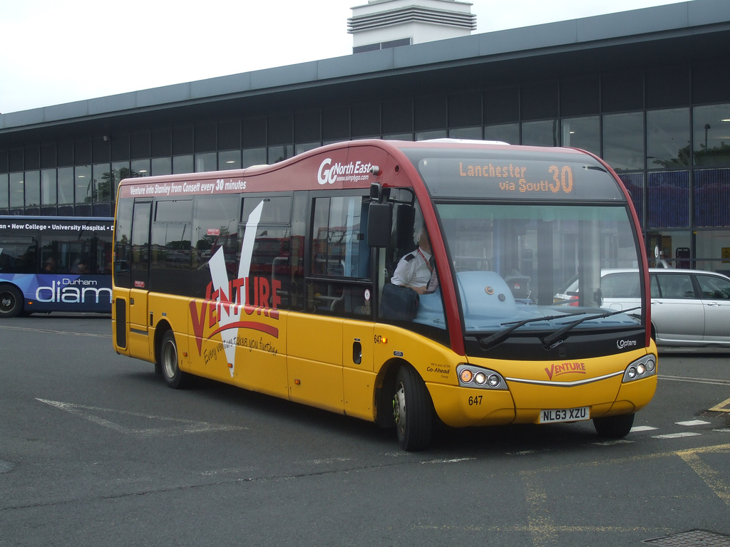 DSCF4124 Go North East (Go-Ahead Group) 647 (NL63 XZU) in Stanley - 18 Jun 2016