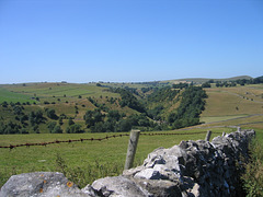 Looking back across Mildale from the footpath near the Reservoir