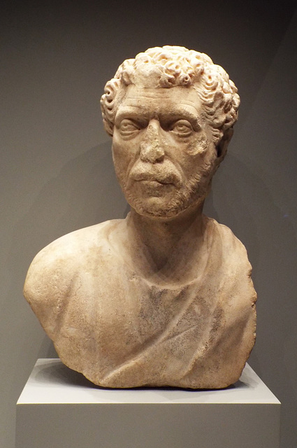 Bust of a North African Man in the Getty Villa, June 2016