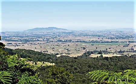 View from Kaimai Lookout