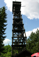 Elbblick-Turm im Wildpark Schwarze Berge