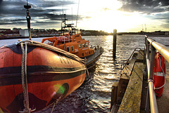 Lifeboats at North Shields